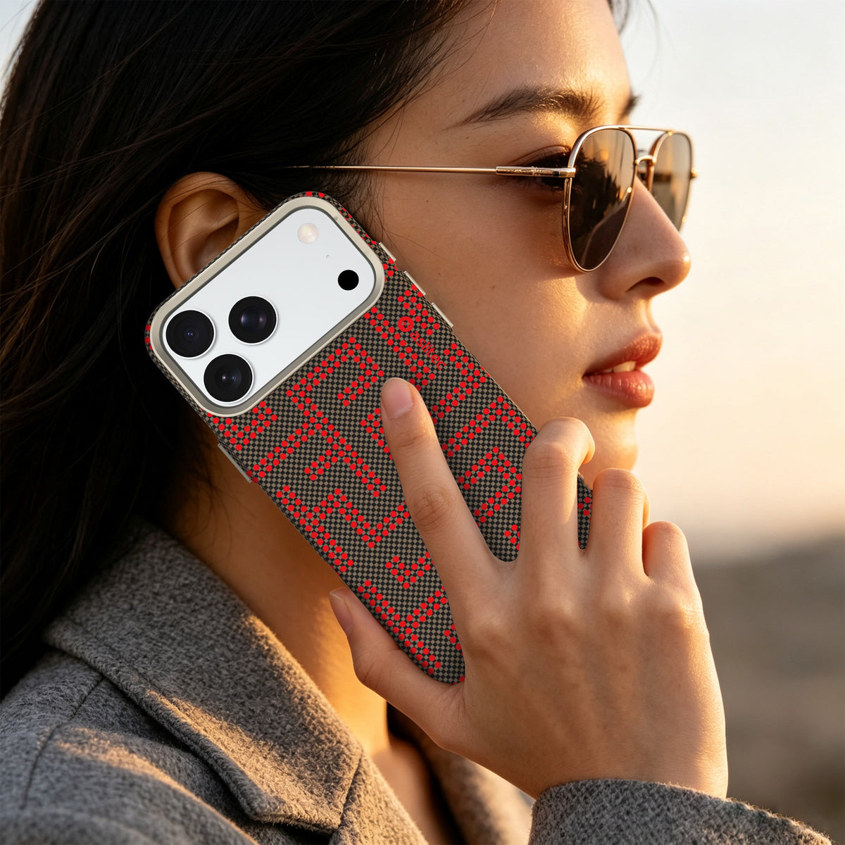 aslitec MAZEMAG MagSafe Case with Maze Pattern & Metal Accents for iPhone 18 Pro & 18 Pro Max