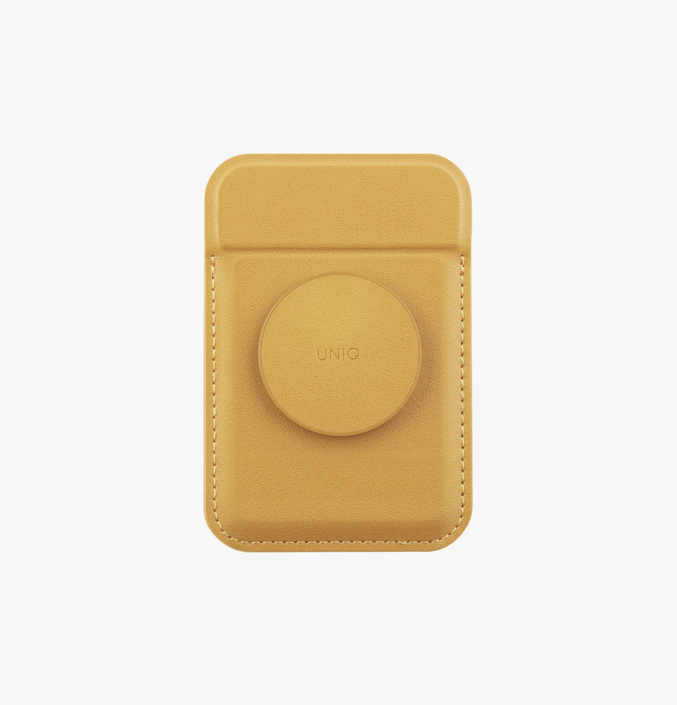 Uniq Magnetic Card Holder Grip Stand Flixa | Yellow