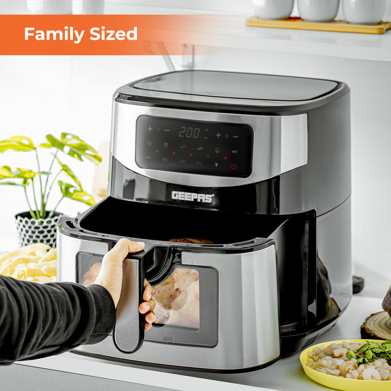 Geepas Digital Air Fryer GAF37524UK | 9.2L, Vortex Technology, 9 Presets
