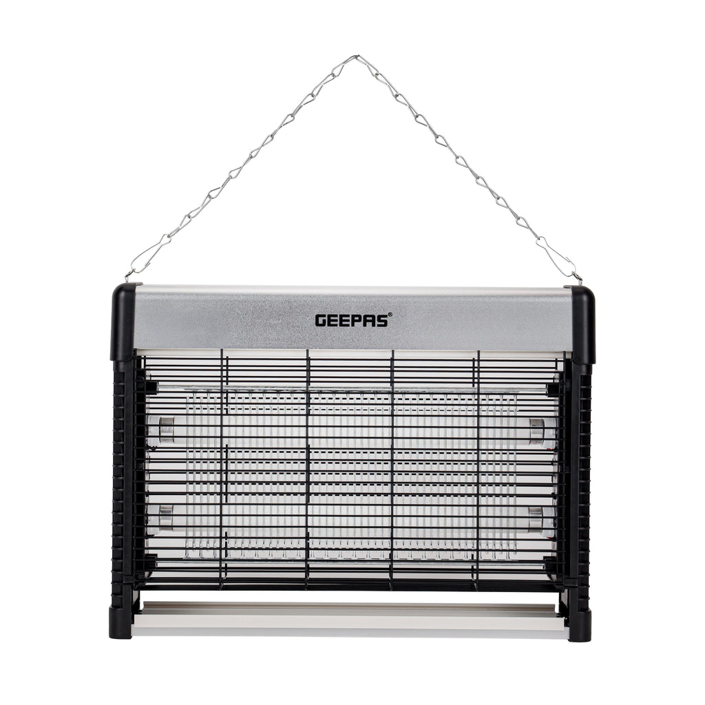 Geepas Electric Insect Killer | 20W UV Bug Zapper with 2x10W Tubes | Pollution-Free, Low Power Consumption| Automatic Pest Control Device