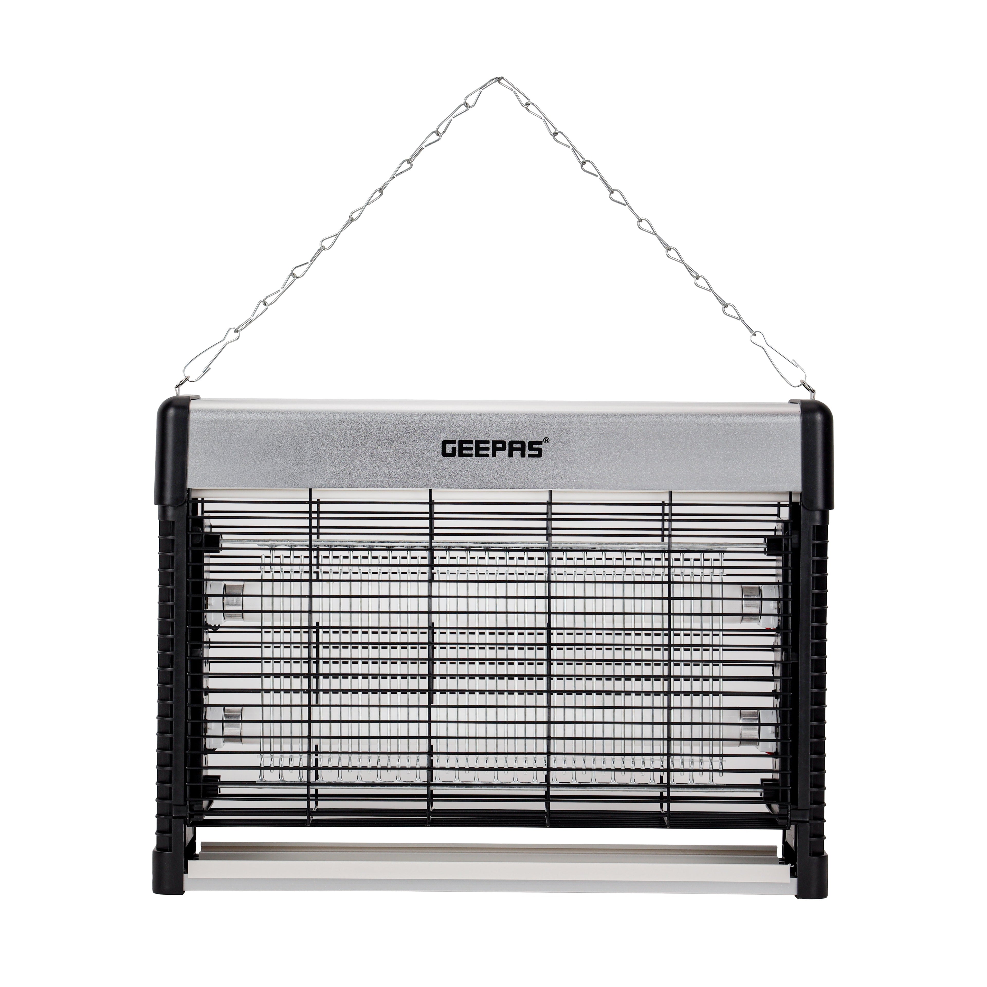 Geepas Electric Insect Killer | 20W UV Bug Zapper with 2x10W Tubes | Pollution-Free, Low Power Consumption| Automatic Pest Control Device