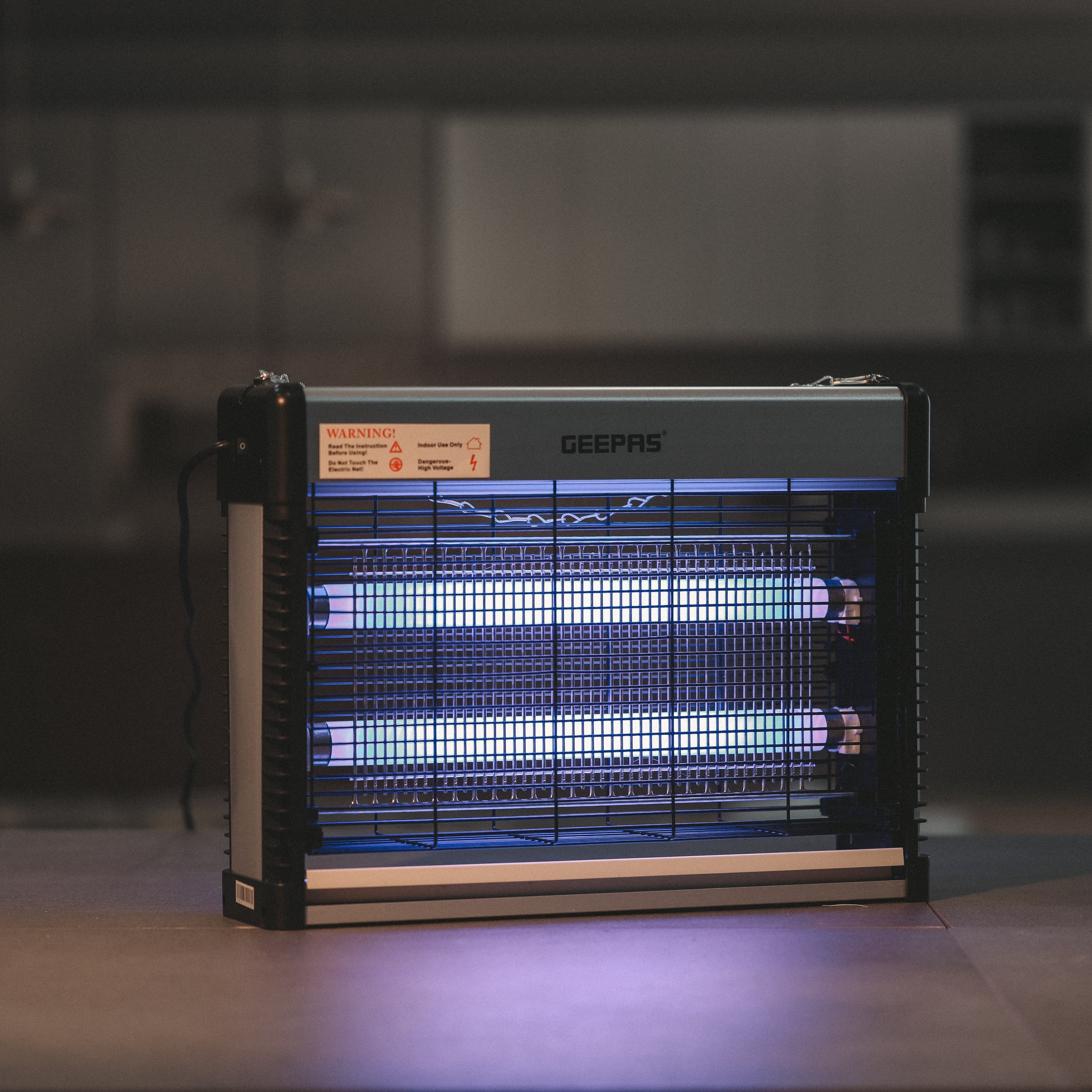 Geepas Electric Insect Killer | 20W UV Bug Zapper with 2x10W Tubes | Pollution-Free, Low Power Consumption| Automatic Pest Control Device