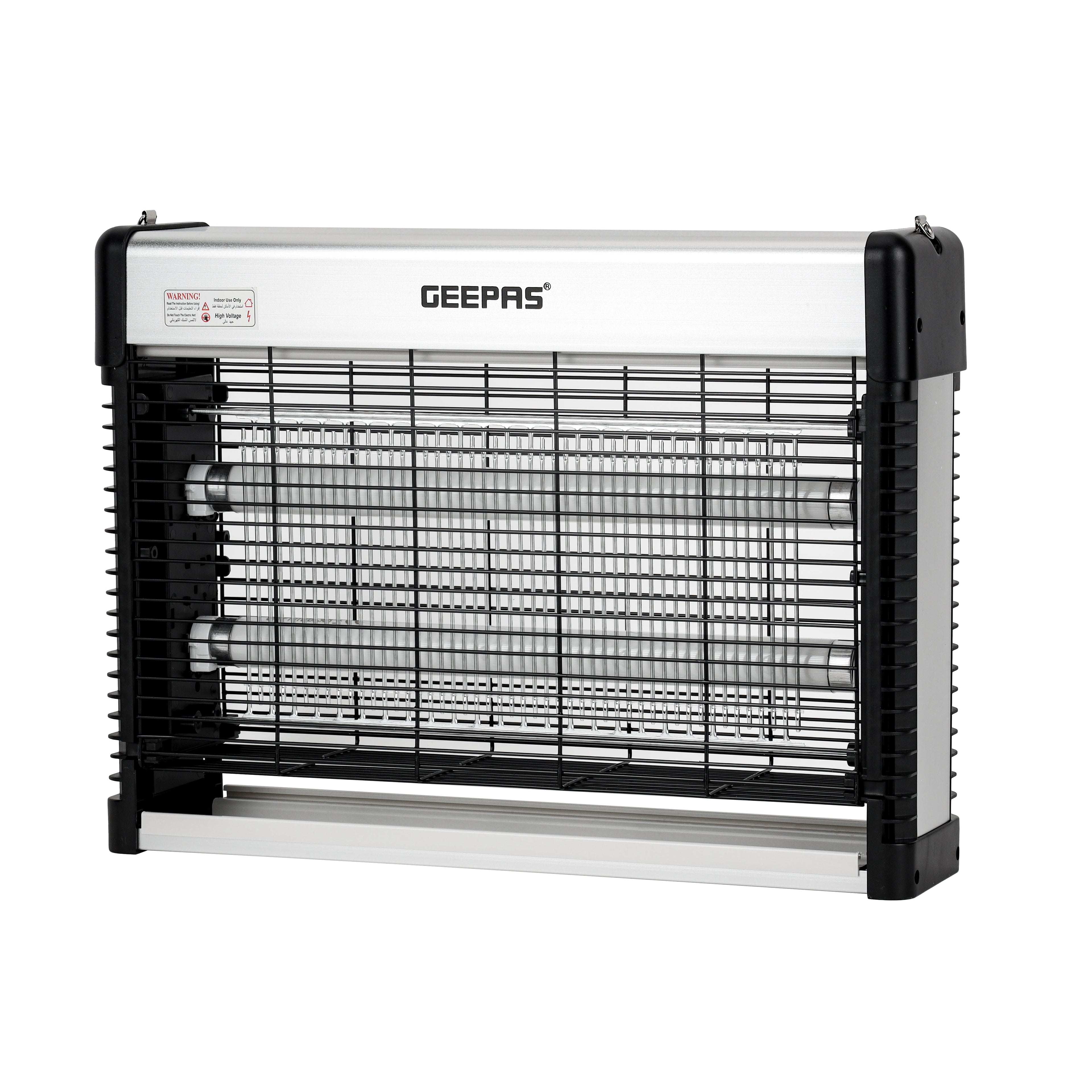 Geepas Electric Insect Killer | 20W UV Bug Zapper with 2x10W Tubes | Pollution-Free, Low Power Consumption| Automatic Pest Control Device