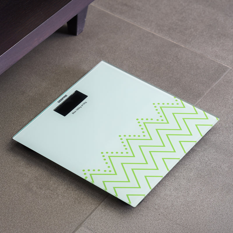 Geepas Digital Body Scale | 180kg | Tempered Glass