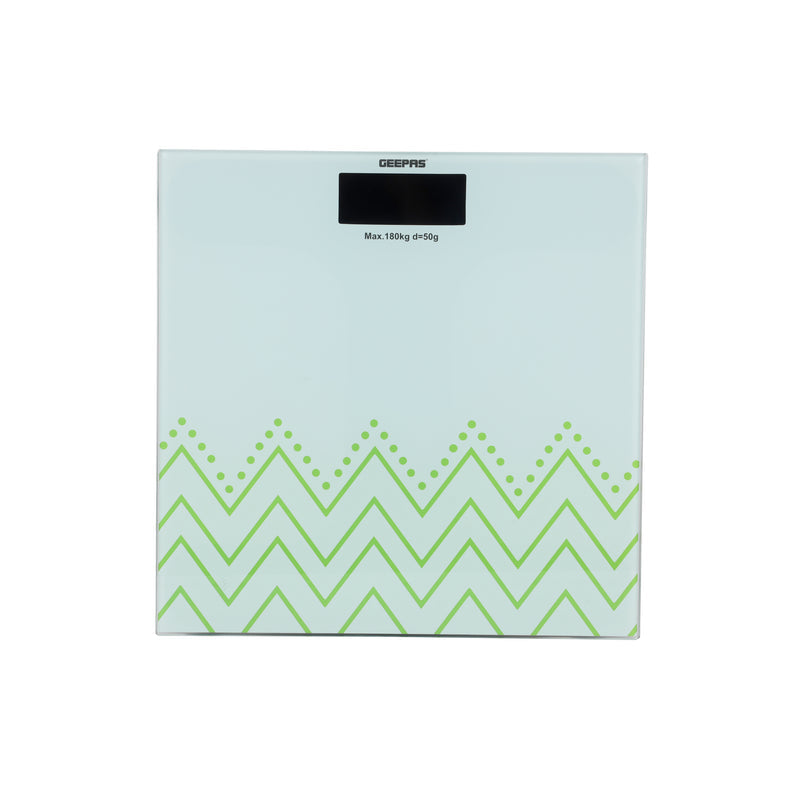 Geepas Digital Body Scale | 180kg | Tempered Glass