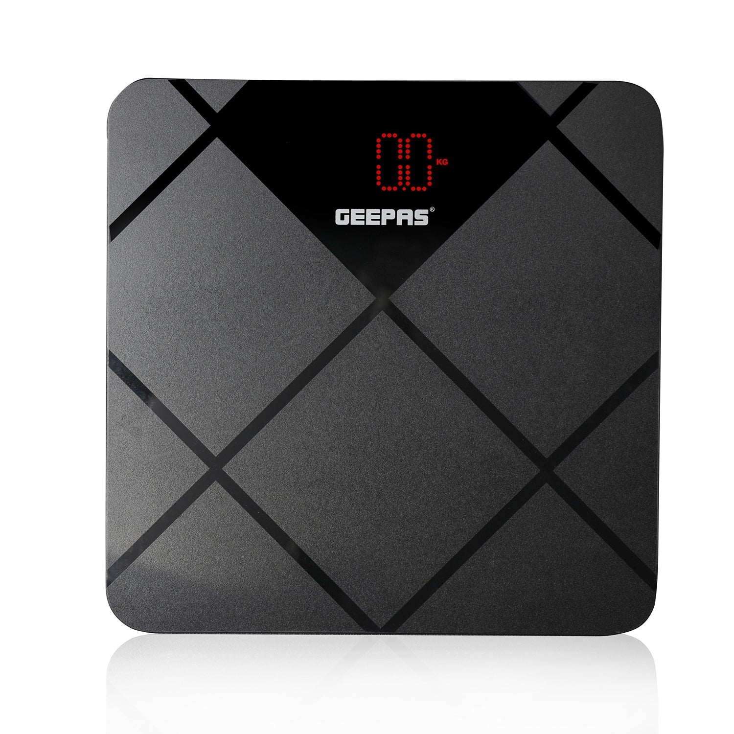 Geepas Digital Body Scale GBS46523UK | 180kg Capacity, High Precision Gauge Sensor, Tempered Glass with ABS Base | Durable, Stylish, Accurate Weighing