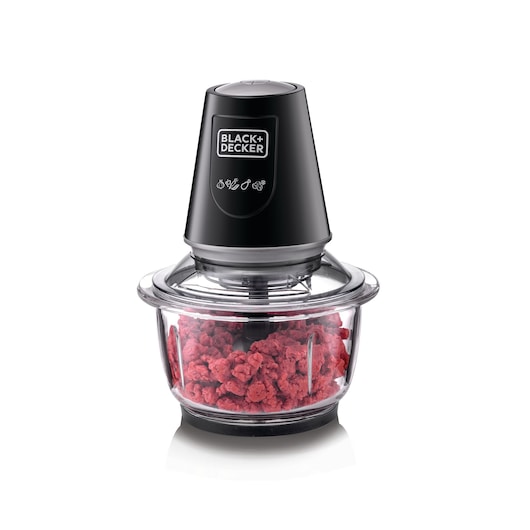 Black & Decker 400W Vertical Chopper With Glass Bowl