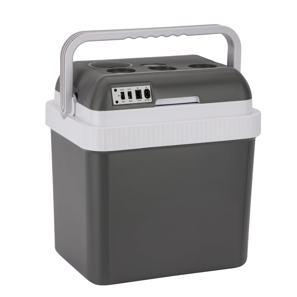 Geepas Portable Car Fridge – 24L, Hot & Cold, AC/DC Dual Power, Portable Design