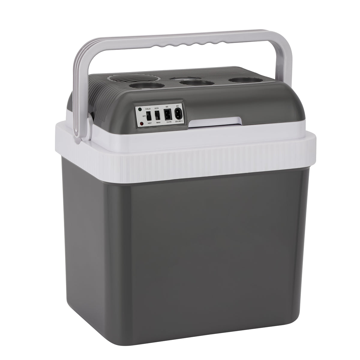 Geepas Portable Car Fridge – 24L, Hot & Cold, AC/DC Dual Power, Portable Design