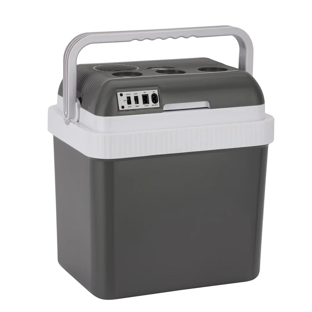 Geepas Portable Car Fridge – 24L, Hot & Cold, AC/DC Dual Power, Portable Design
