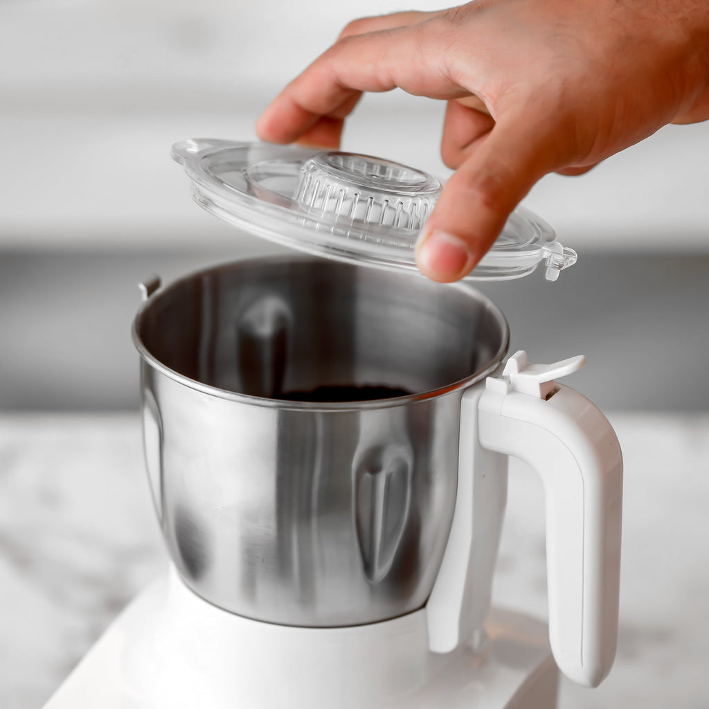 Geepas Food Processor | 600W Powerful Motor with Overheat Protection | Stainless Steel Bowl | 2-Speed Piano Button Switch | Safety Lid