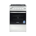 Geepas Standing Cooking Range-Stainless Steel-Classic Series 50x50-4-Burners- Auto Ignition System-Enamel Pan Support