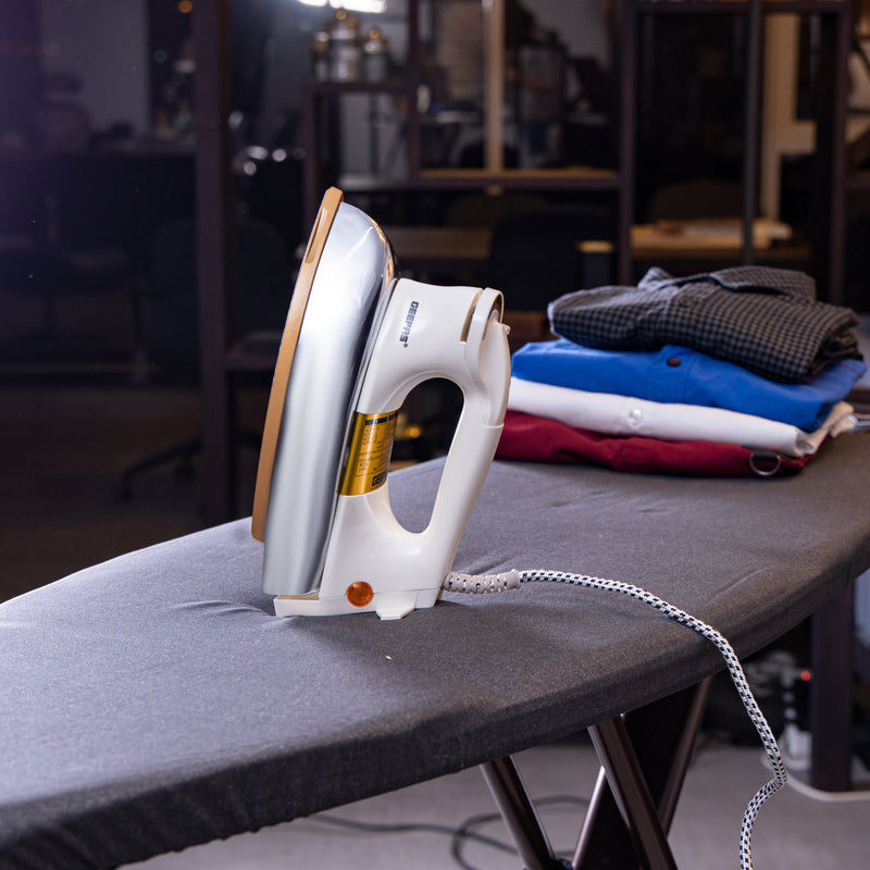 Geepas 1200W Dry Iron | Teflon Soleplate, Auto Shut-Off
