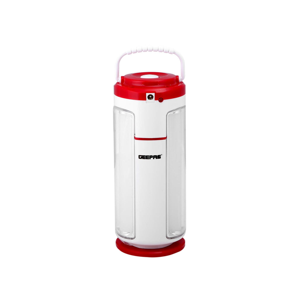 Geepas Rechargeable LED Lantern |7 Hours Runtime| 5.6V Long-Lasting Battery| 360Â° Bright Lighting| Overcharge Protection| Ideal for Emergencies