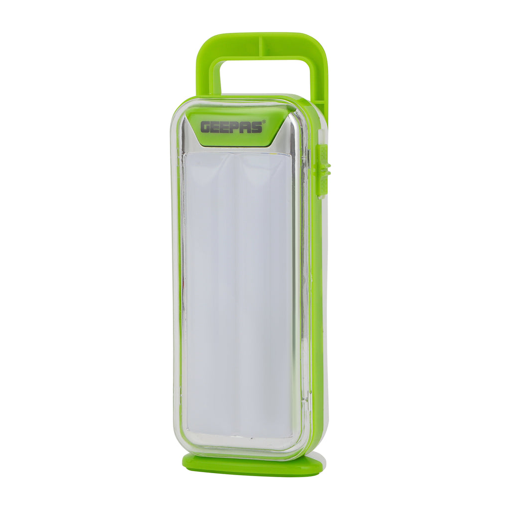 Geepas Rechargeable LED Lantern | 18 Hi-Power LEDs|Energy-Saving Design| 4 Hours Working| Long-Life 1200mAh Battery| Ideal for Home & Camping Use