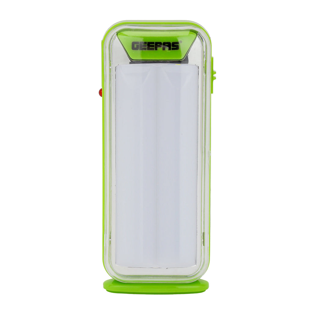 Geepas Rechargeable LED Lantern | 18 Hi-Power LEDs|Energy-Saving Design| 4 Hours Working| Long-Life 1200mAh Battery| Ideal for Home & Camping Use