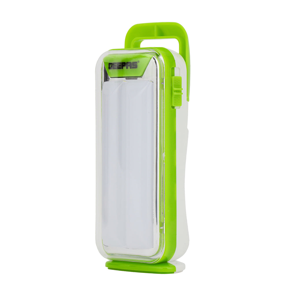 Geepas Rechargeable LED Lantern | 18 Hi-Power LEDs|Energy-Saving Design| 4 Hours Working| Long-Life 1200mAh Battery| Ideal for Home & Camping Use