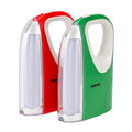Geepas Rechargeable Emergency Lantern | Pack of 2, Extended Battery Life, 60 Pieces SMD LEDs and Long Hours Working| Portable and Light-Weight Design| Red & Green