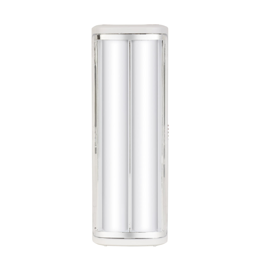 Geepas LED Emergency Lantern with Solar Panel- Energy Efficient|30 Pieces Hi-Power LEDs,5 Hours Working| Compact, Light-Weight | Red and White
