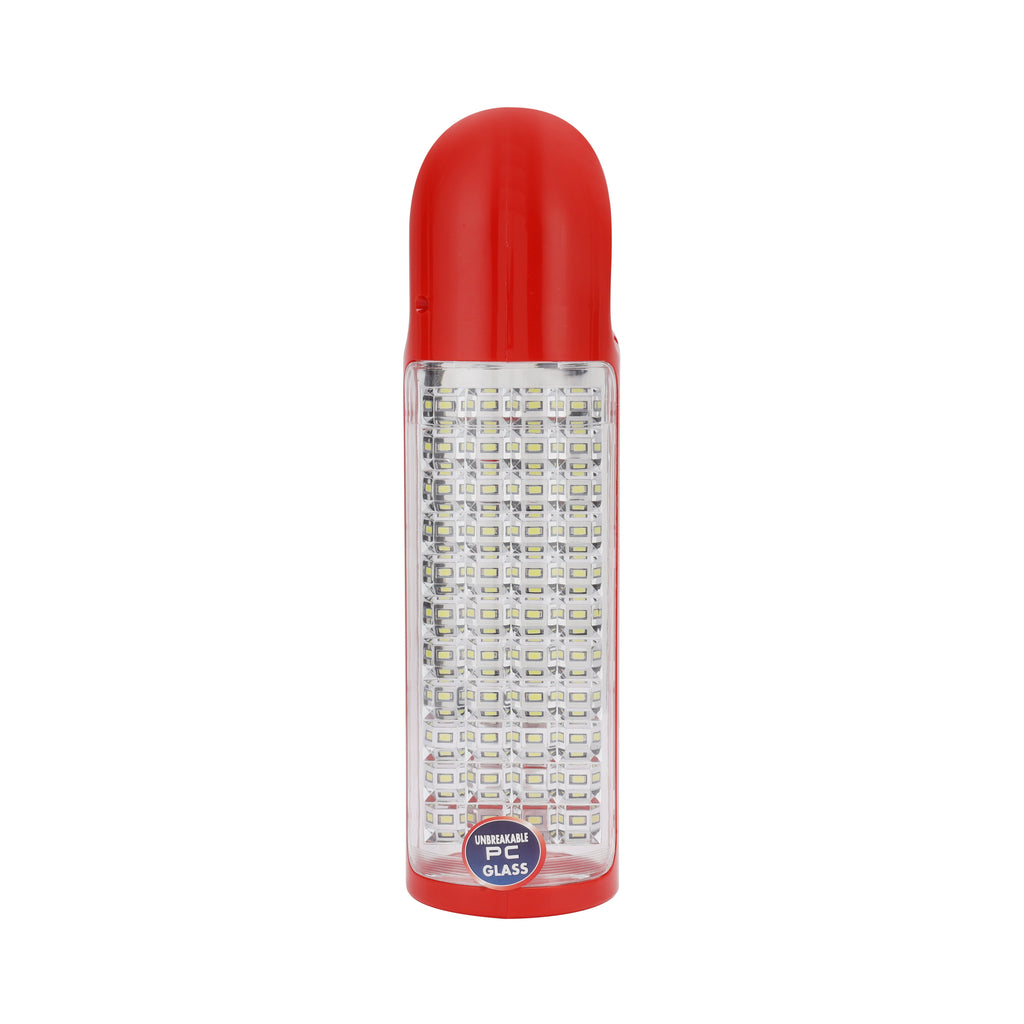 Geepas Solar Rechargeable Emergency Lantern | 44 Super Bright SMD LEDs| 60 Hours Working| Built-in 6V 4.5AH Battery| USB Power Bank Function