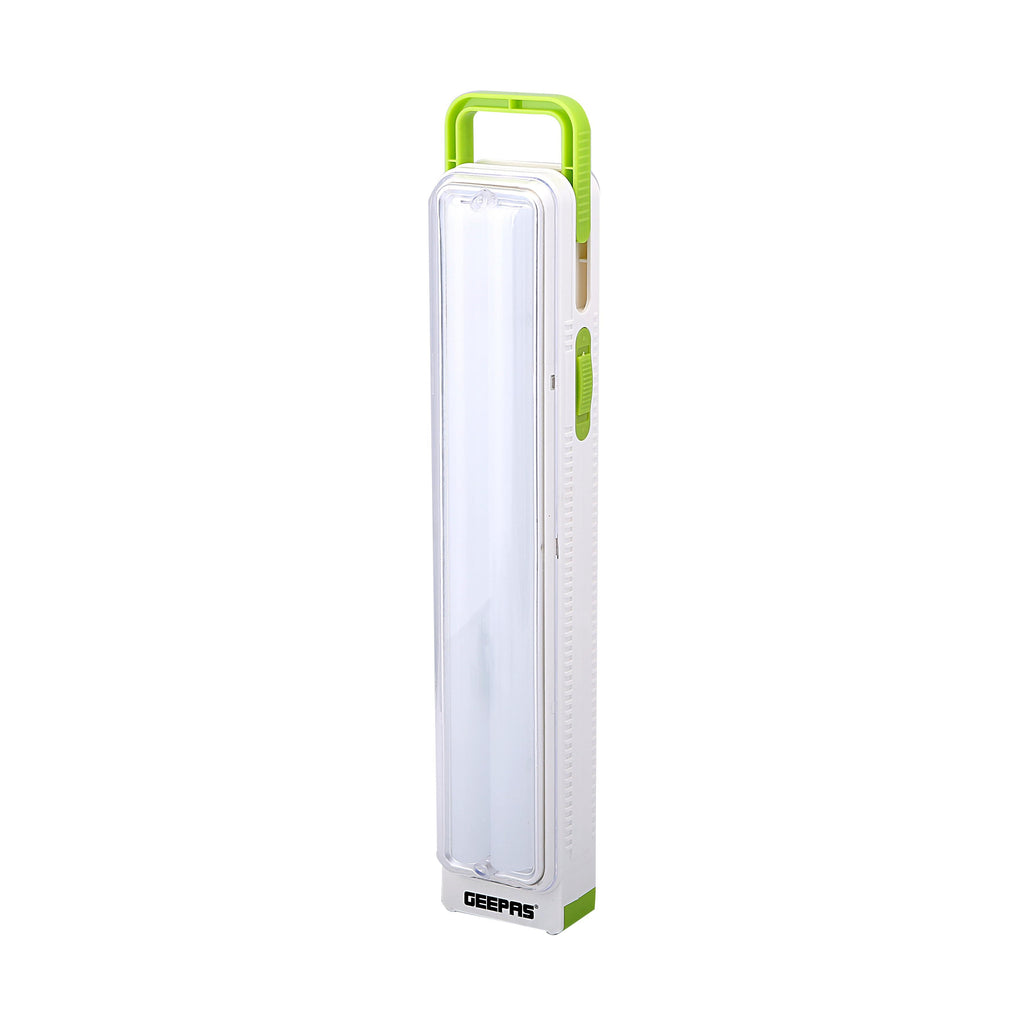 Geepas Rechargeable LED Lantern | 46 Bright LEDs| 4V 2400mAh Battery| Long-Lasting Emergency Light with Strong ABS Body| Portable Design for Home & Outdoor Use