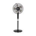Geepas 16â?� Stand Fan with Remote Control â?? 60W, 3 Speed Settings, 5 Durable AS Blades, 7.5-Hour Timer, Wide Oscillation Function