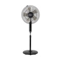 Geepas 16” Stand Fan with Remote Control – 60W, 3 Speed Settings, 5 Durable AS Blades, 7.5-Hour Timer, Wide Oscillation Function