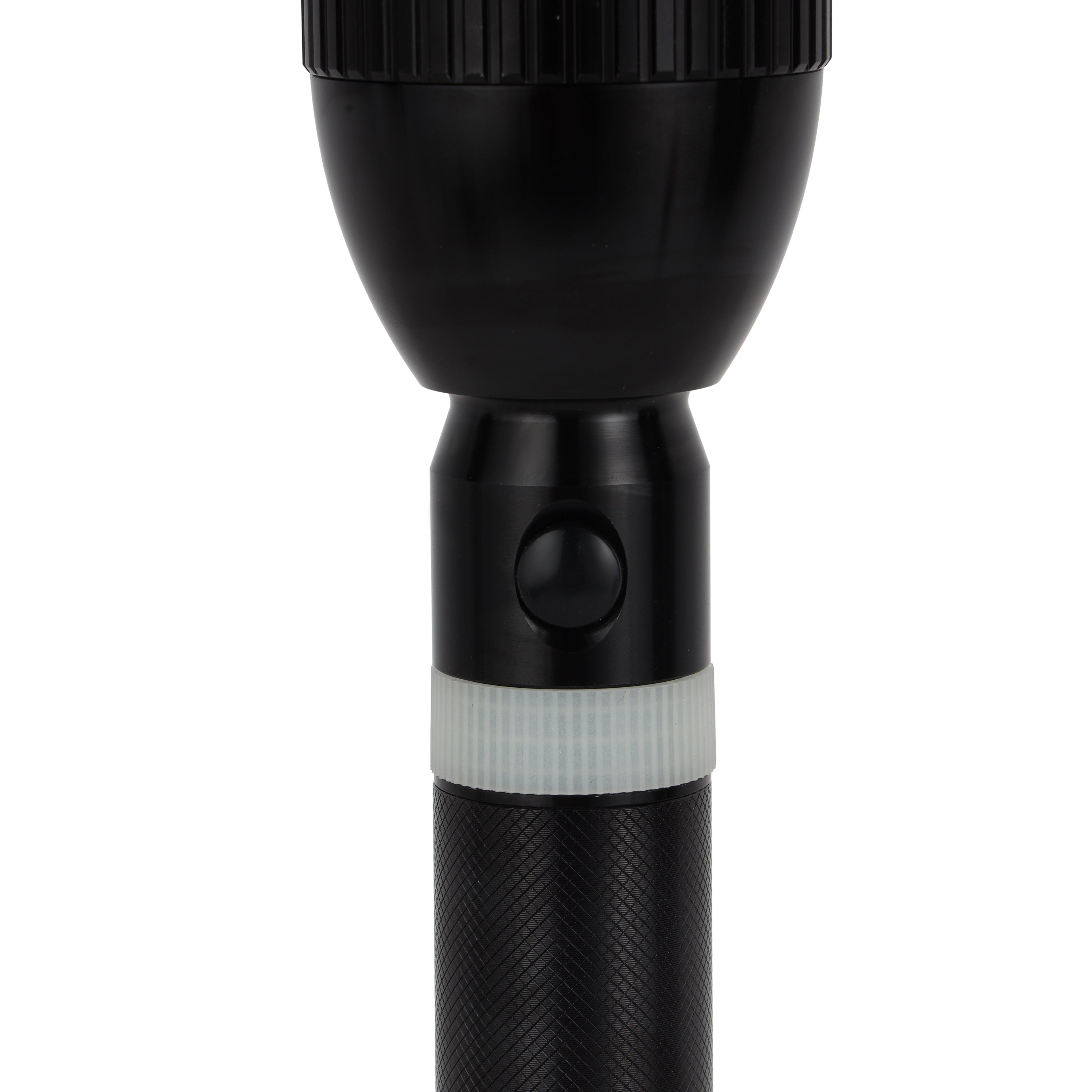 Geepas Rechargeable LED Flashlight-Corrosion, Water, and Shock Resistance, Perfect for Indoor and Outdoor Use, Machined Aircraft-Grade Aluminum Housing with Anodized Finish, 6 Hours Continuous Working, Black