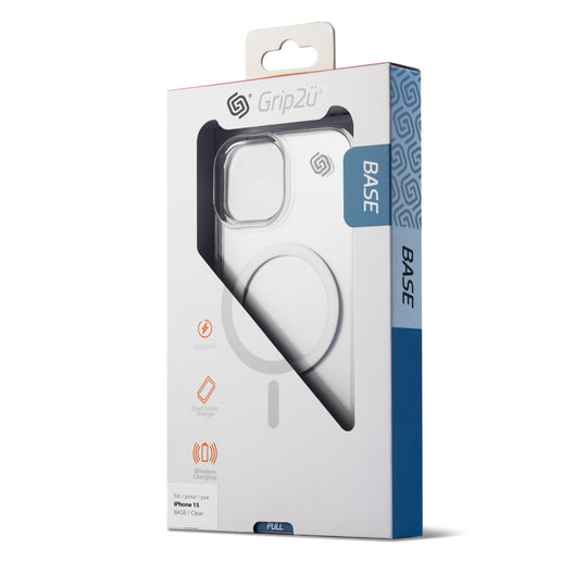 Grip2u Base Cover For iPhone 15 Pro | Clear