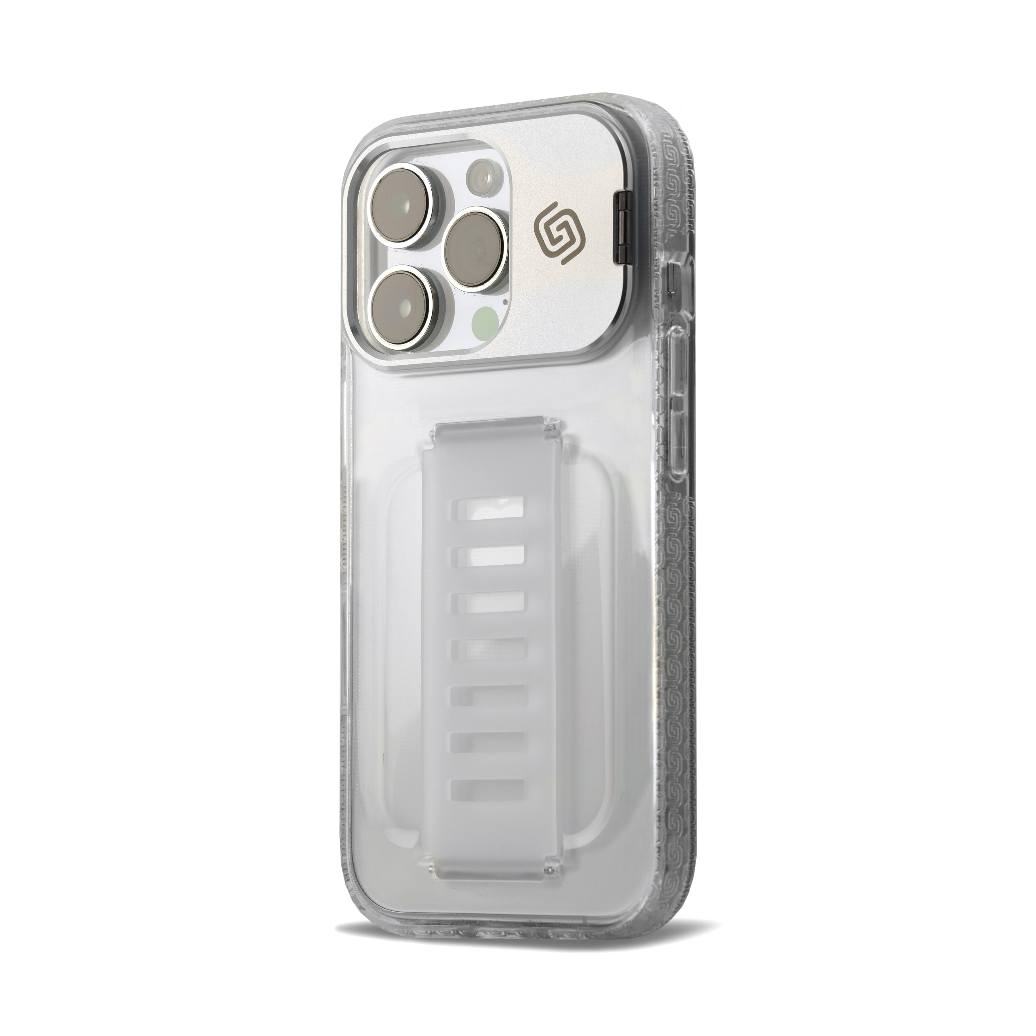 Grip2U iPhone 16 Pro Boost Case with Kickstand | Clear