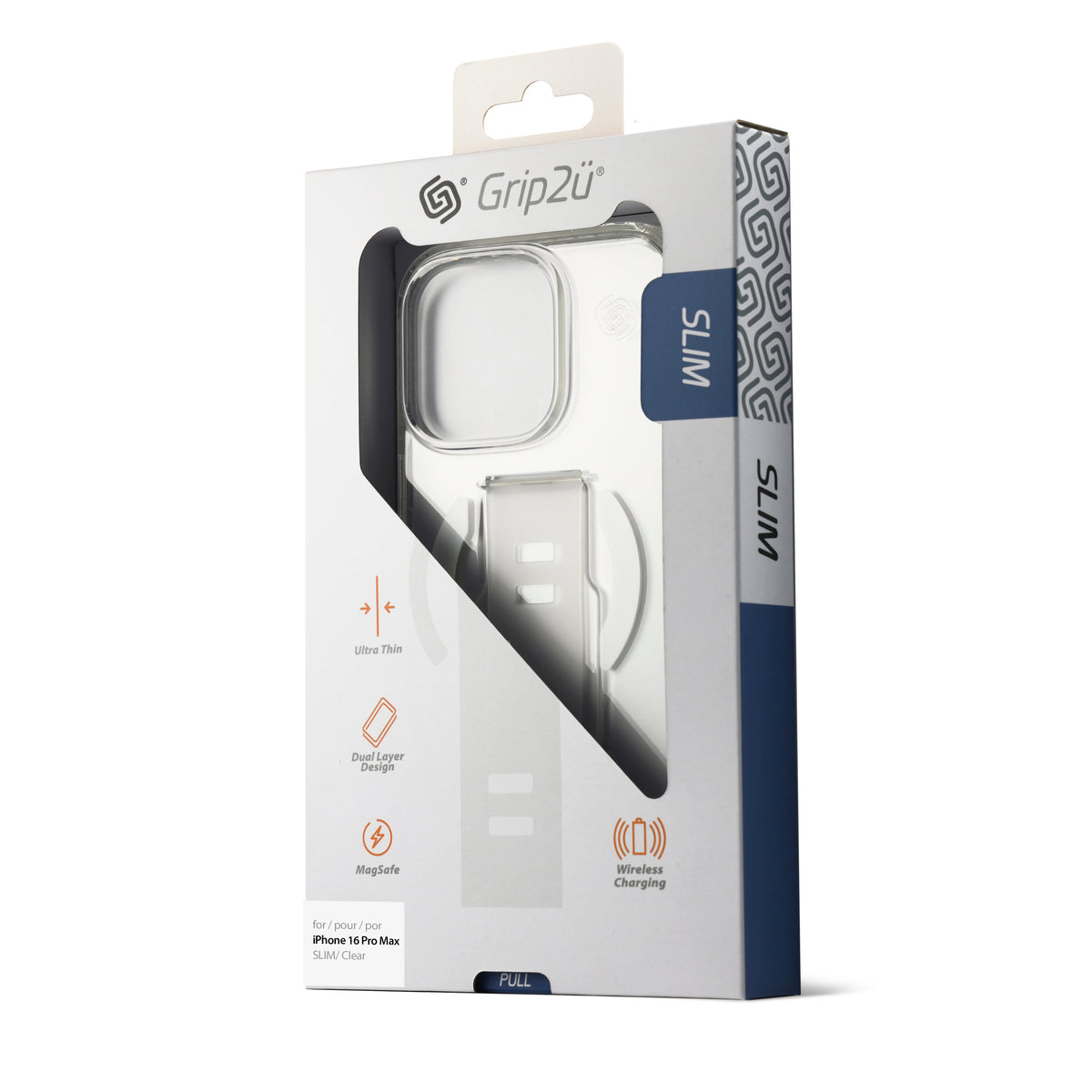 Grip2U iPhone 16 Pro Max Slim MagSafe | Clear