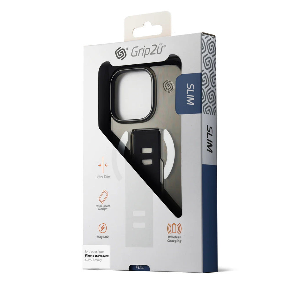 Grip2U iPhone 16 Pro Slim MagSafe | Smokey