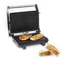 Geepas Stainless Steel Grill Maker â?? 1600W, Non-Stick Plates, Adjustable Temperature