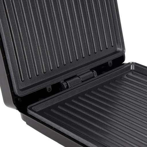 Geepas 4-Slice Stainless Steel Grill Maker â?? Adjustable Temperature, Non-Stick