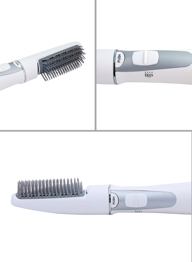 Geepas 700W 2-in-1 Hair Dryer & Straightener | Thermal Brush