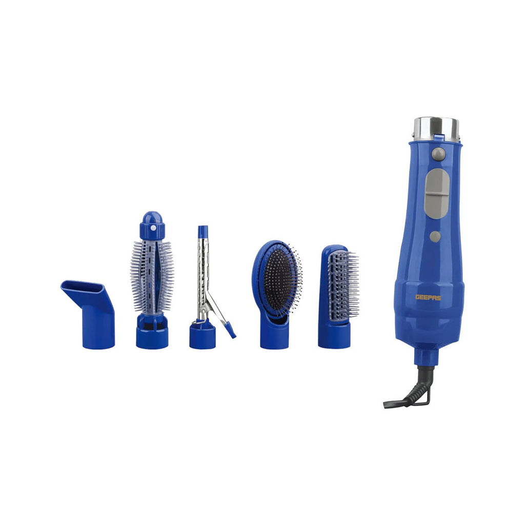 Geepas 6-in-1 Hair Styler â?? 750W, 2 Speeds, Cool Function