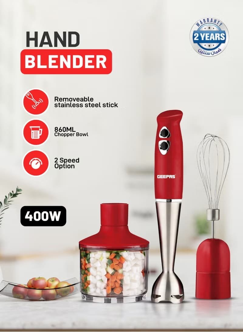 Geepas 3-in-1 Hand Blender â?? Powerful & Versatile
