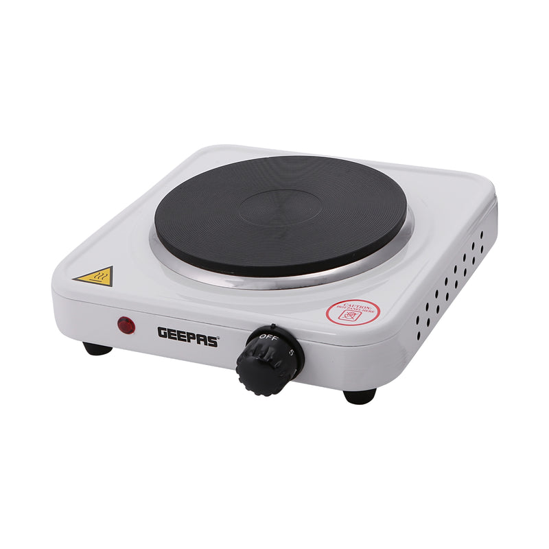 Geepas Electric Single Hot Plate 1000W | Adjustable Temperature & Overheat Protection
