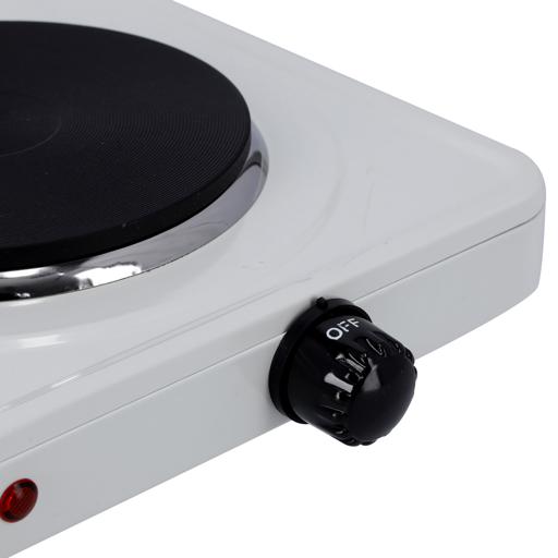 Geepas Electric Double Hot Plate GHP32014 â€“ 2000W, Adjustable Temp, Cast Iron Plate, Overheat Protection, Portable