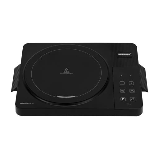 Geepas Digital Infrared Cooker | 2000W High Power Electric Cooker | Touch Control | Digital Display | Large Heating Plate | Multi Functions