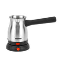 Geepas Electric Turkish Coffee Maker - 0.8L| Stainless Steel | 800W | 360Â° Rotation | Non-Automatic Cut-Off| Perfect for Boiling Water, Milk