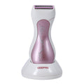 Geepas Rechargeable Lady Shaver | Wet & Dry Use | Washable Design| USB Charging | Dual Blade System | Smooth & Gentle Hair Removal | Compact Cordless Shaver for Women