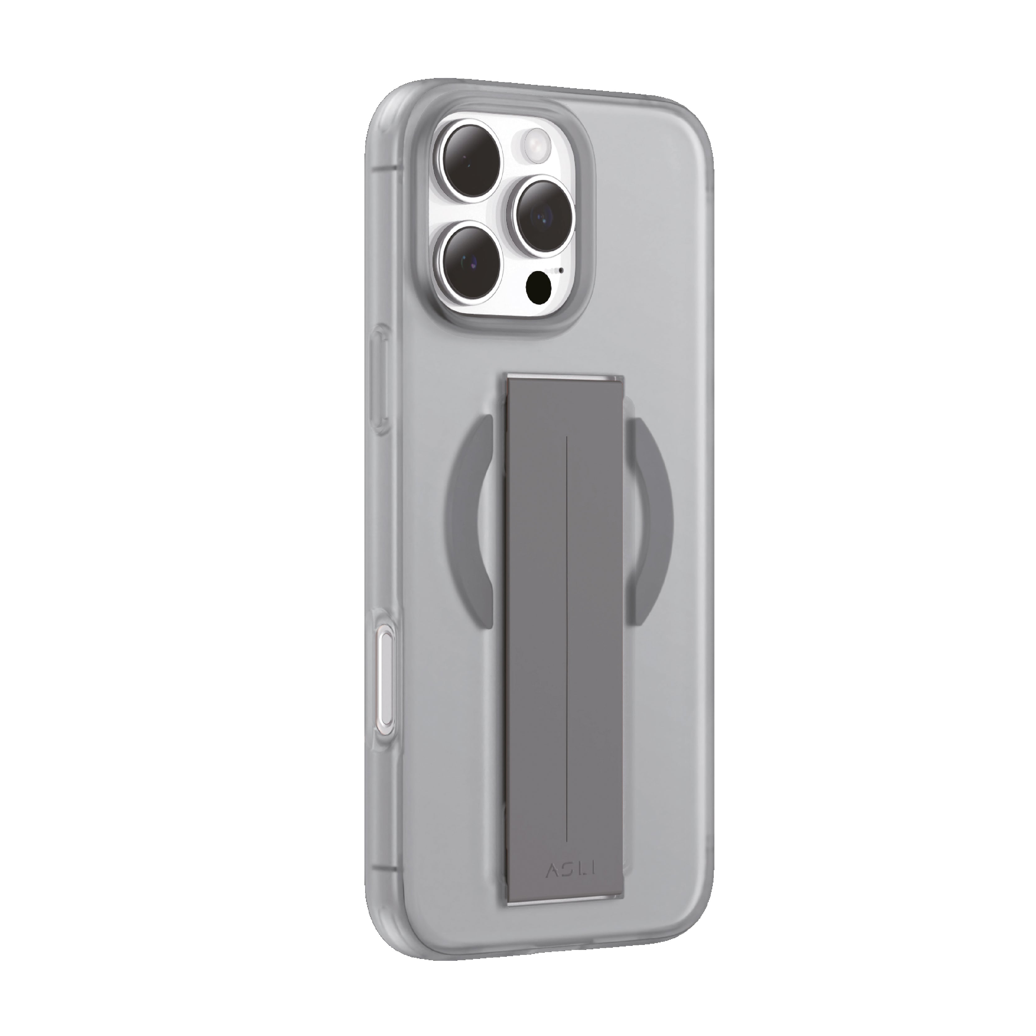 Asli Global Gravitas iPhone 16 Pro MagSilicone MagSafe With Flexible Grip Case |Gray