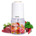 Geepas Multi Chopper | 500W| 0.5L Capacity Bowl | Stainless Steel Blades | Mincing Function | Coarse and Fine |Suitable for Vegetables, Fruits