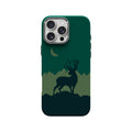 LZEL MagCarbon Deer Cover for iPhone 16 Pro Max | Green Deer