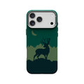 LZEL MagCarbon Deer Cover for iPhone 17 Pro Max | Green Deer