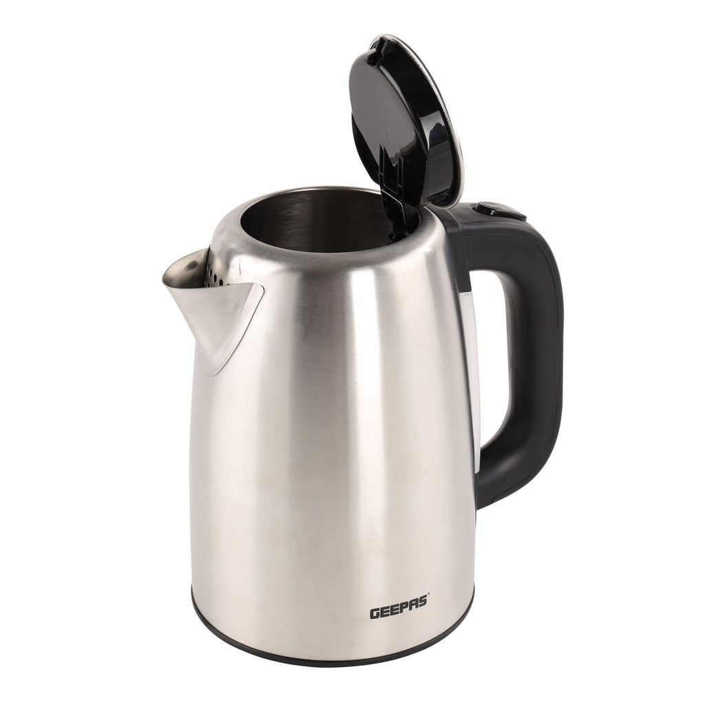 Geepas 2 In 1 Digital Tea Maker - Stainless Steel Filter | Temperature Adjusting, Boil-Dry Protection | 400W & 1800W
