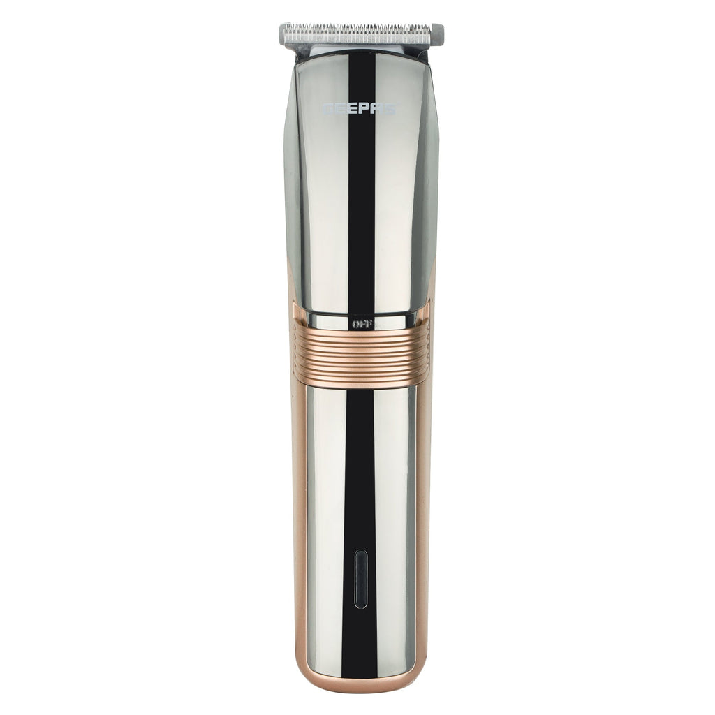 Geepas Rechargeable Hair & Beard Trimmer , Steel Blade