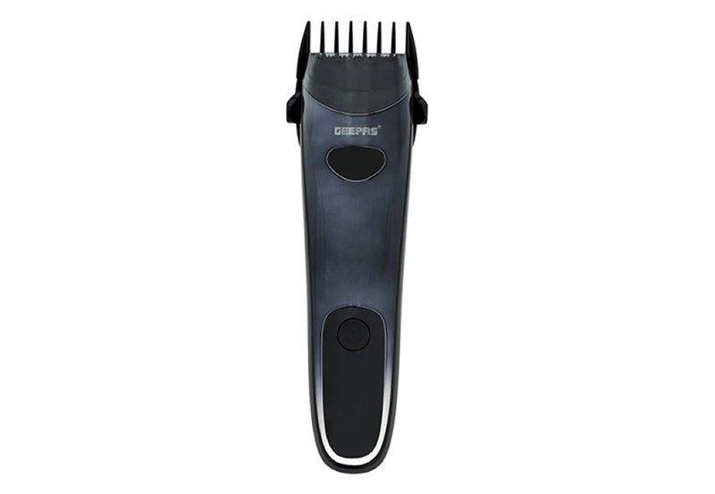 Geepas Rechargeable Hair & Beard Trimmer â?? 2 Combs, 4 Lengths, Li-Ion, Ceramic & Titanium Blade