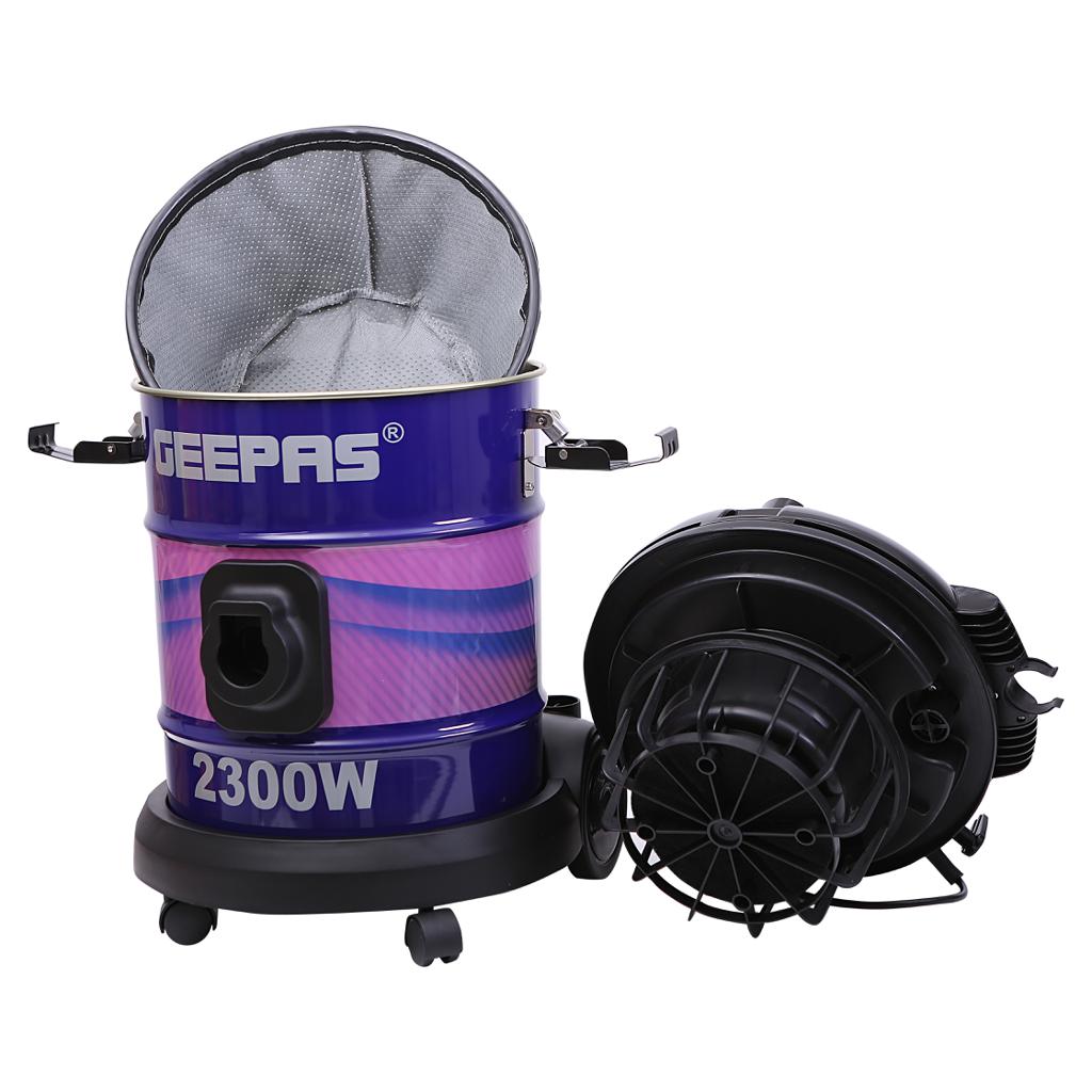 Geepas Dry Vacuum Cleaner â?? 2000W, 21L, Adjustable Suction, Multi-Filtration, Air Blow